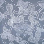 Stoelen 6 zilverstift op canvas (20 x 20 cm) 2015